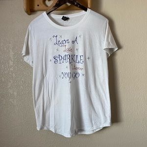 Leave a little sparkle wherever you go t-shirt